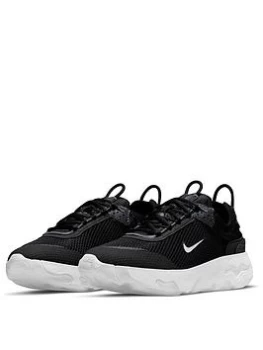 Nike React Live - Black/White, Size 3