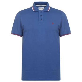 Jack Wills Tipped Polo - Deep Blue