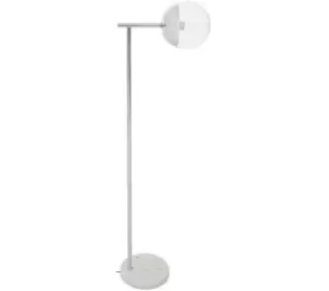 INTERIORS by Premier Revive Chrome Floor Lamp - Silver