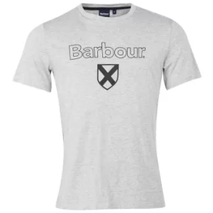 Barbour Mens Cameron Tee Grey Marl Large