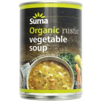 Organic Rustic Vegetable Soup - 400g - 92714 - Suma