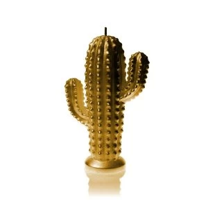 Gold Large Cactus Candle