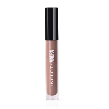 Inglot X Maura Naughty Nudes Lipgloss Brown Sugar