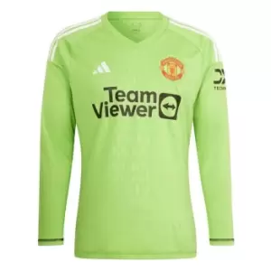 adidas Manchester United Goal Keeper Shirt 2023 2024 Adults - Green