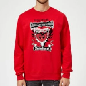 Harry Potter Triwizard Tournament Durmstrang Sweatshirt - Red - S