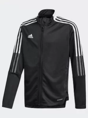 Boys, adidas Tiro 21 Track Top, Black, Size 11-12 Years