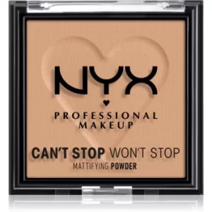 NYX Professional Makeup Can't Stop Won't Stop Mattifying Powder Mattifying Powder Shade 06 Tan 6 g