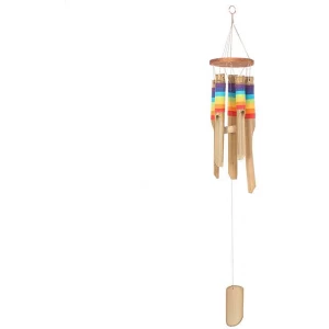 Multicolour Bamboo Windchime with thread