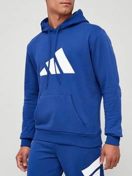 adidas Future Icon Hoodie - Blue Size 2XL, Men