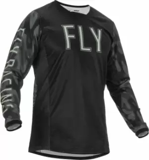 Fly Racing Kinetic S.E. Tactic Motocross Jersey, black-multicolored, Size XL, black-multicolored, Size XL