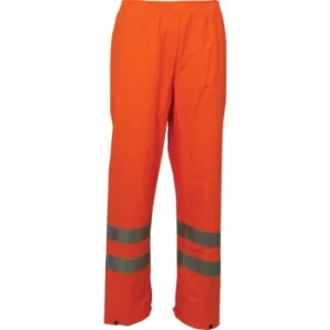 Hi-vis Breathable Orange Trousers (L)