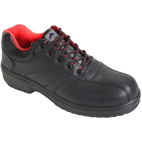 Portwest Steelite Womens S1 Safety Shoes FW41BKR38 Colour: Black