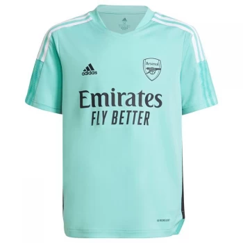 adidas Arsenal Training Shirt 2021 2022 Junior - Mint