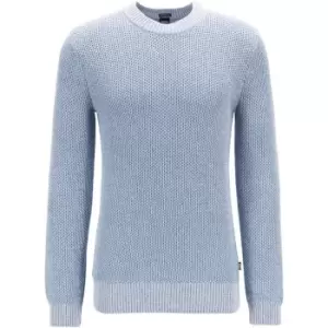 Boss Lalberto Knit Jumper - Blue