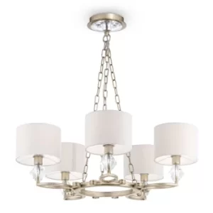 Luxe Chandelier Gold Antique, 5 Light, E14