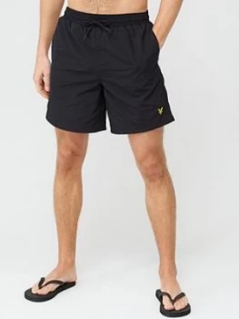 Lyle & Scott Plain Swimshort - Black, Size S, Men