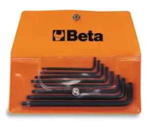 Beta Tools 97 BTX/B8 8pc Ball Head Offset Torx Key Wrench Set Wallet 000970159