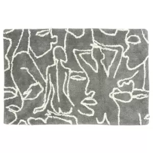 Everybody Bath Mat Grey/Ivory