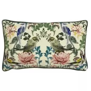 Evans Lichfield Heritage Birds Cushion Cover (One Size) (Cream/Green/Blue)