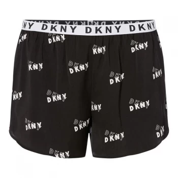 DKNY Logo Boxer Shorts - 002 BLACK PT