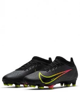 Nike Mercurial Vapor 12 Pro Firm Ground Football Boots - Black, Size 7, Men