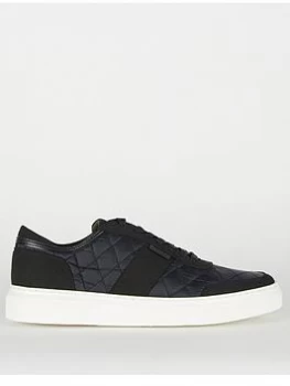 Barbour Liddesdale Quilted Trainers - Black, Size 10, Men