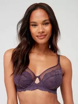 DORINA Sedan Non Padded Wired Bra - Purple, Purple, Size 38F, Women