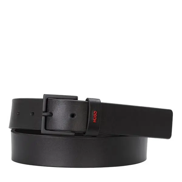 Hugo Giove Leather Belt - Black 3XL