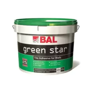 BAL Green Star Tile Adhesive for Walls - White 15kg