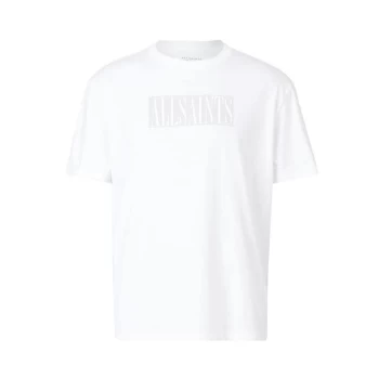 AllSaints Integers Short Sleeve Crew - Optic White