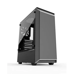 Phanteks Eclipse P300 Glass Midi Tower Case - Black/White