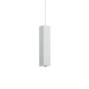 Sky 1 Light Slim Ceiling Pendant White, GU10