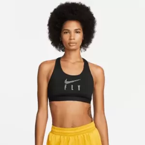 Nike Dri-fit Swoosh Fly Bra, Black