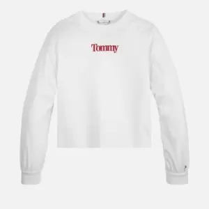 Tommy Hilfiger Girls Timeless Tommy T-Shirt - Ancient White - 14 Years