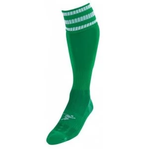 PT 3 Stripe Pro Football Socks LBoys Green/White