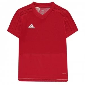 adidas Condivo Training Jersey Top Boys - Red/White