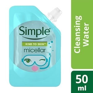 Simple Mini Pouch Micellar Cleansing Water 50ml