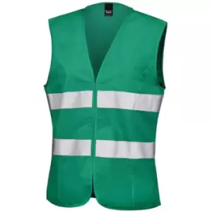 Result Core Womens/Ladies Sleeveless Hi Vis Vest (XL/16) (Paramedic Green) - Paramedic Green