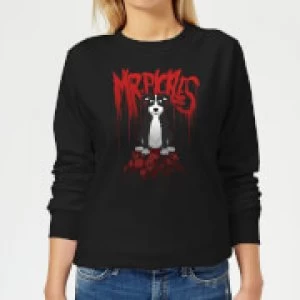 Mr Pickles Pile Of Skulls Womens Sweatshirt - Black