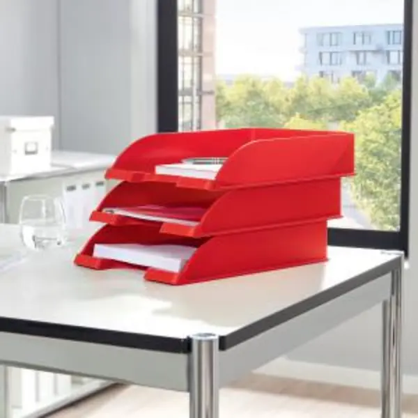 Leitz WOW Letter Tray Plus A4 Red - 52263026 19235AC