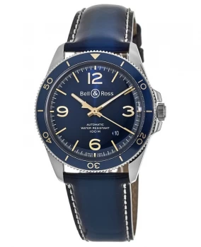 Bell & Ross BR V2-92 Aeronavale Blue Dial Mens Watch BRV292-BU-G-ST/SCA BRV292-BU-G-ST/SCA