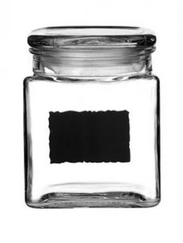 Premier Housewares Glass Storage Jar With Chalk Label