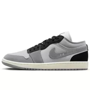 Jordan Air Jordan 1 Low Se Craft, Tech Grey/black-cement Grey-sail