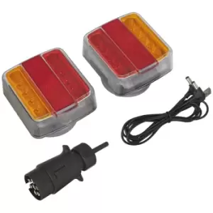 Sealey TB18LEDW Wireless SMD LED Trailer Light Set 2pc