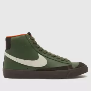 Nike Blazer Mid '77 Vntg, Army Olive/Summit White-Campfire Orange, size: 10, Male, Trainers, DZ5176-300