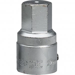 Elora 3/4" Drive Hexagon Socket Bit Metric 3/4" 22mm