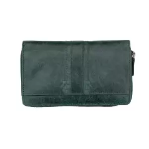 PRIMEHIDE Arizona Collection Large Leather Purse - Green