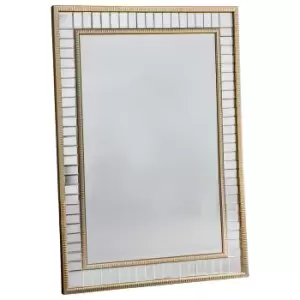 Vernon Mirror 76x106cm Gold Effect