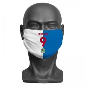 Personalised Blackburn Rovers FC Shirt Face Mask