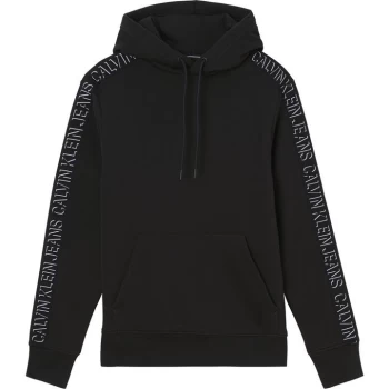 Calvin Klein Jeans Shadow Tape Hoodie - Black BEH